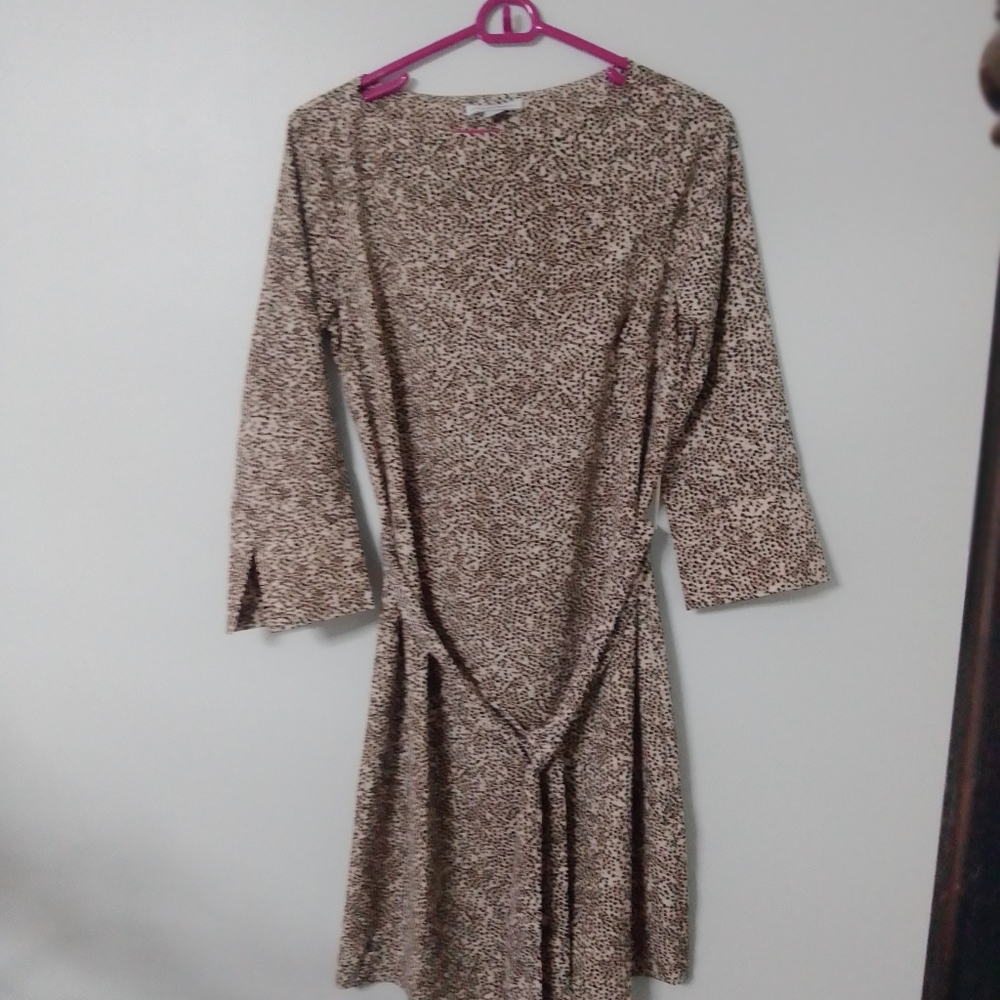 Dress, beige and back, new